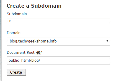 How to setup a DNS Wildcard when using WordPress Multisite on a sub-domain 2