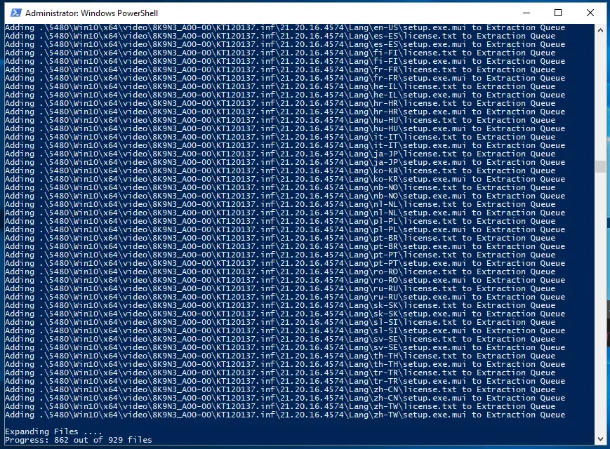 Using Windows Expand Tool to Extract CAB Files