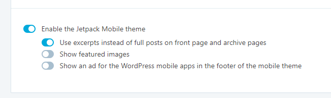 WordPress Mobile Theme Problems 3