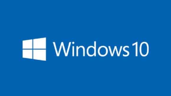 Blue and White Windows 10 Logo