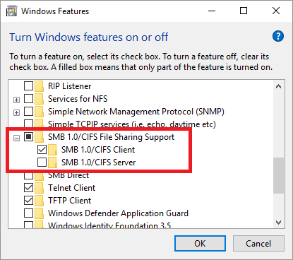 Windows 10 Fall Creators Update – Cannot access network shares fix