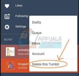 How to Delete your Tumblr Blog or Account 4