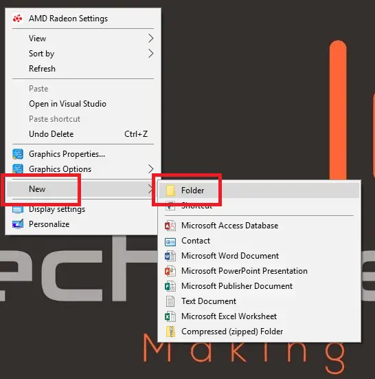 Windows 10 God Mode Right Click Create Folder