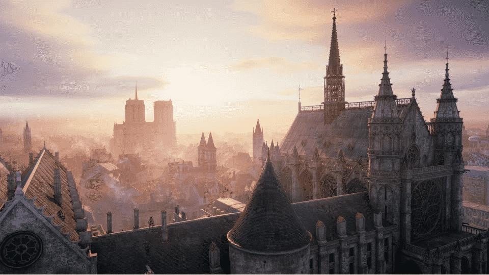 Assassins Creed Unity Notre Dame SideView