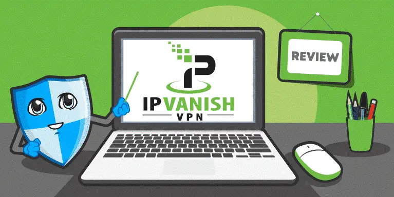 IP Vanish VPN Laptop Screen