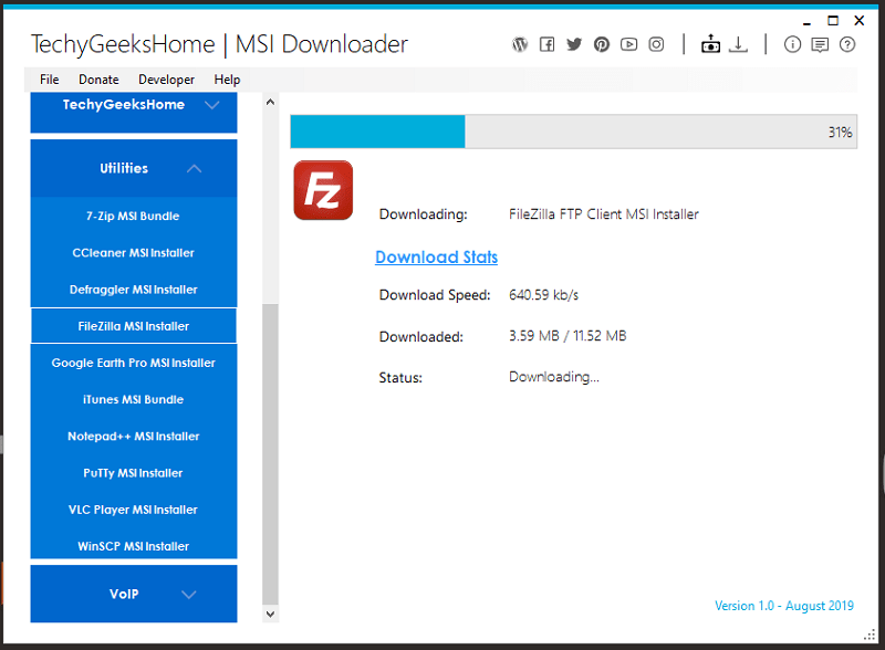 MSI Downloader for IT Pros.
