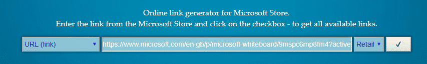 Paste Microsoft Appx URL into Textbox