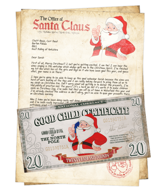 Letters from Santa Claus 1