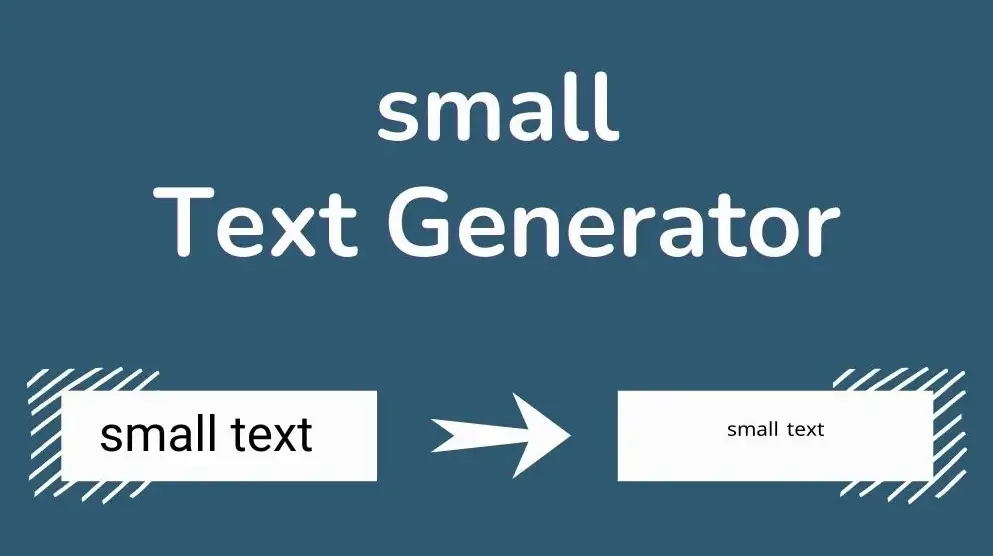 What are the advantages of a small text generator and how does it work?